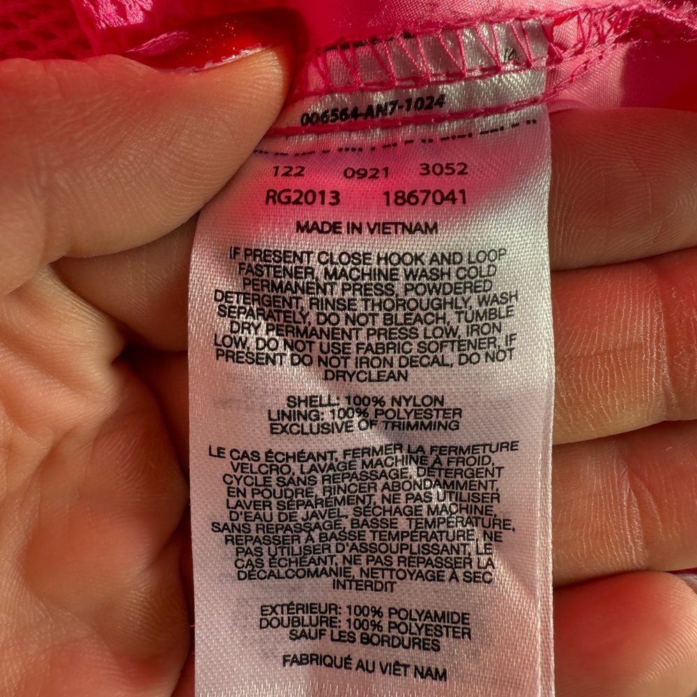 Columbia Women’s Bright Pink Windbreaker XL - Picture 5 of 5